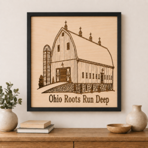Ohio Roots Run Deep Barn Wall Art