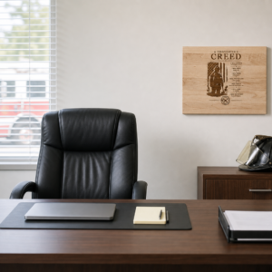 Firefighter’s Creed Maple Wall Art