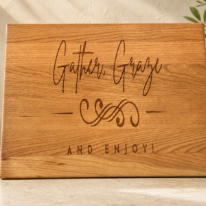 Engraved Hardwood Serving Boards