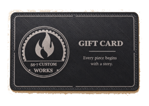 Physical 55-7 Custom Works Gift Card | Mailed Gift Card