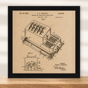 Fingerprint Classifier Patent Wall Art | Forensic Police Gift