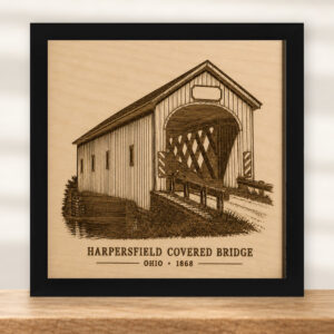 Harpersfield Covered Bridge Wall Art